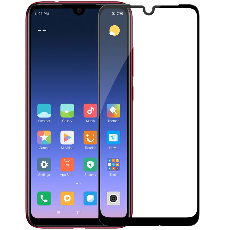 Redmi Note 7 Защитное стекло для экрана полное покрытие Nillkin CP+ 9H 0,33 мм для xiaomi redmi note 7 pro 7s закаленное стекло изогнутое 6,3''