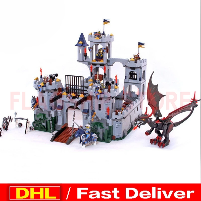 DHL IN Stock LP 16017 1023pcs Castle Kits The King's Siege Building Block Clone 7094 Brick lesoings Toys | Игрушки и хобби