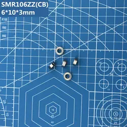 Бесплатная доставка из 2 предметов, высокое качество SMR106ZZ (6*10*3 мм) гибридный керамический из нержавеющей стали шарикоподшипники SMR106Z SMR106