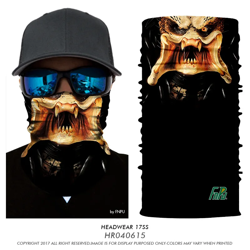 Ветрозащитная велосипедная маска для шеи с 3d-изображением яда, теплая маска для шеи на половину лица, зимняя спортивная велосипедная бандана Deadpool, Аксессуары для велосипеда - Цвет: HR040615