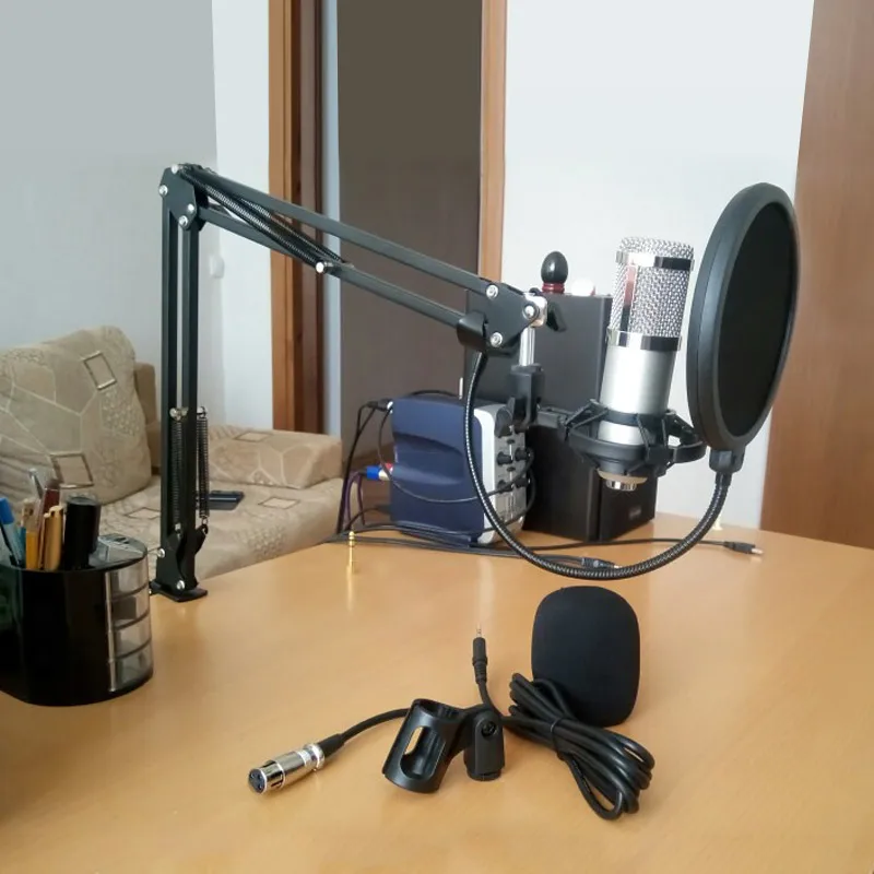 Микрофонная стойка для BM 800, студийная микрофонная стойка с микрофонным фильтром, микрофонная стойка для Mikrafon, настольный держатель микрофона