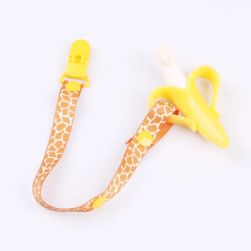 Baby Toddler Dummy Pacifier Soother Spring Nipple Clip Chain Strap Holder DB