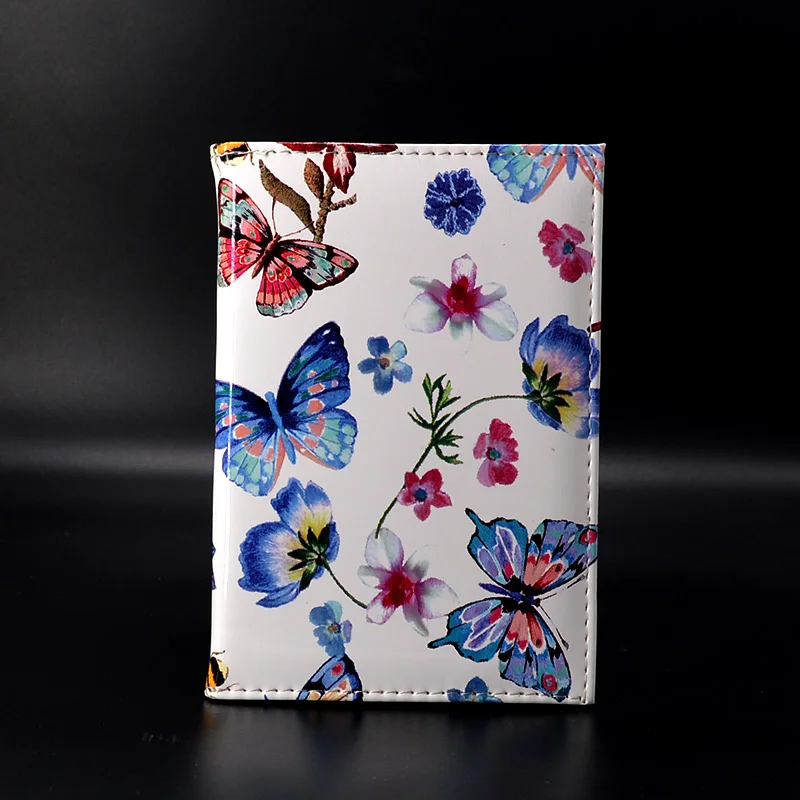Cute Passport Cover Women Butterfly Case for Passport Travel Document
