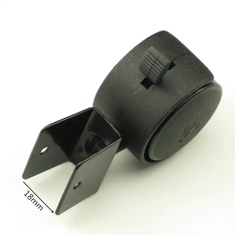 Black 40mm Replacement Swivel Casters Office Chair Baby Crib Sofa