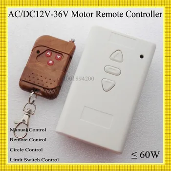 

Automatic Curtain Controller 12V 24V 36V Projector Screen Controller Remote & Manual Button DC Motor Forward Reverse Controller