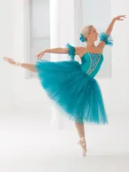 Новое поступление 2017 года! взрослых Бархат красный синий балетная пачка, фиолетовый Классическая конкурсной балетная пачка