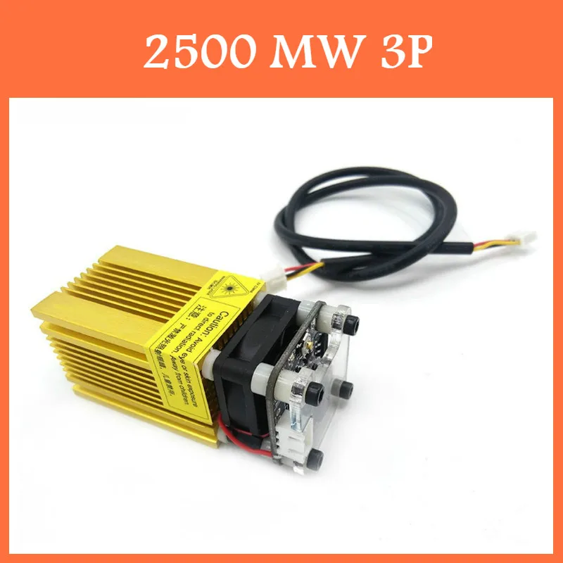 

2500mW 445nm 3P laser 12V Blue Laser Module ,With TTL/PWM,2.5W Can Control Laser Power And Adjust Focus