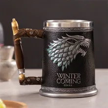 Кружка для игры престолов с сильным волком кофейная чашка Stark из