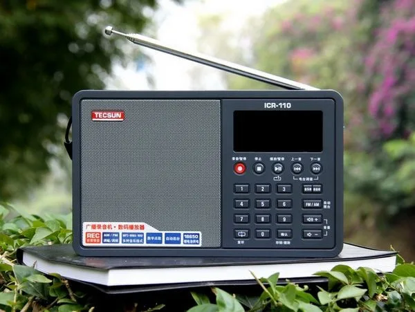 TECSUN ICR-110 FM/AM TF карта MP3 плеер рекордер радио ICR110(обновленная версия ICR-100
