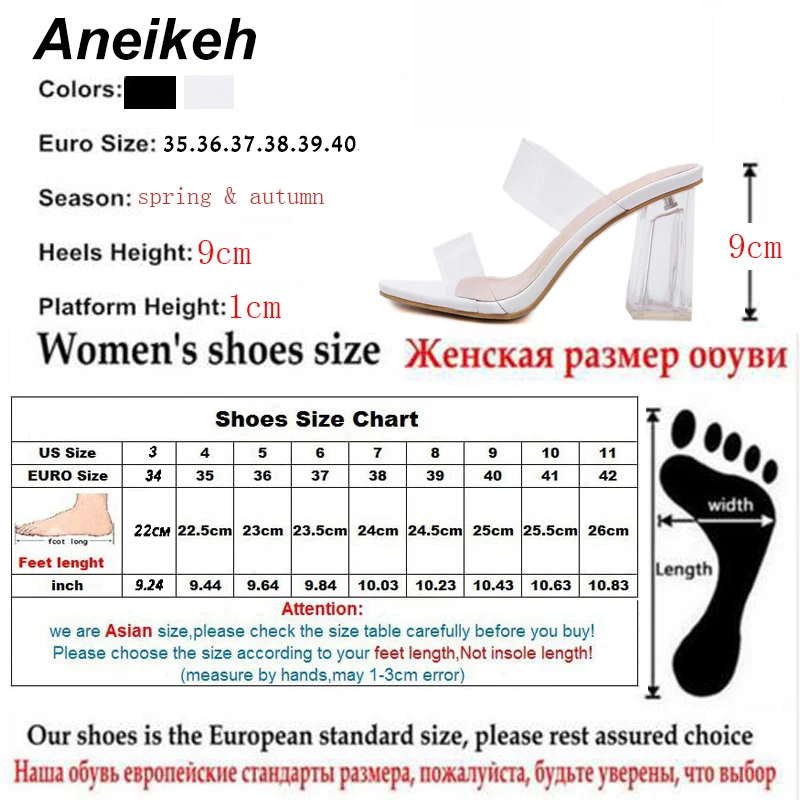 Aneikeh 2019 новые модные сексуальные женские туфли с открытым квадратным каблуком