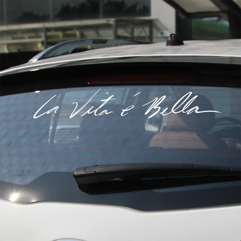 

Customizable Life Is Beautiful Sticker Decal Car-Styling For ford focus vw mazda skoda cruze toyota car accessories