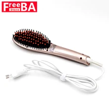 Электрическая щетка быстрый выпрямитель для волос расческа для волос просто электрическая щетка расческа Утюги автомобильный Массажер расческа для прямых волос щетка