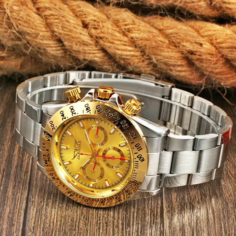 China Wholesale Jargar automatic mechanical movement designer inspired watches at cheap, reloj hombre