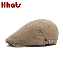 Который в душ Мода бедствия Лето козырек Женские повседневные линялые отверстие мужчины Берет hat регулируемый плоский женская шапка Твердые мужской крышка