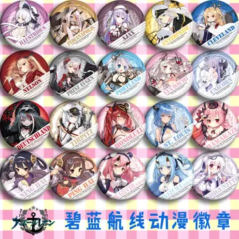 

Japan Anime Azur Lane unicorn Cosplay Badge Cartoon Brooch Pins Collection Bags Badges For Backpacks Button gifts