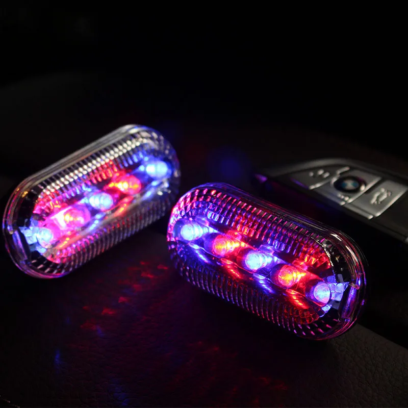 

Bicycle Strobe Lights Waterproof Taillight Bicycle Safety Warning LED Light Shoulder Clamp Red and blue Strobe Shoulder lights