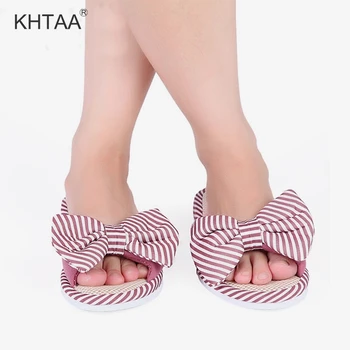 

Women Flat Platform Butterfly Knot Slippers Autumn Casual Indoor Comfortable Home Ladies Shoes 2018 Winter Footwear For Female