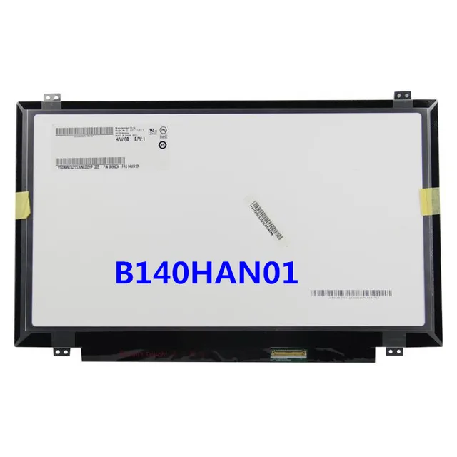 New original 14 inch laptop screen B140HAN01.1 B140HAN01 B140HAN01.2 B140HAN01.3 LCD 1920*1080