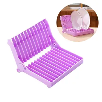 

Folding Practical Convenient Dish Drying Rack Dish Drainer for Drying Plates Silverware Glasses