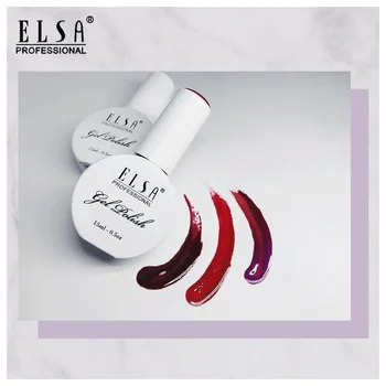 

Elsa Nail Gel Polish High Quality Nail Art Salon Tips 120 Hot Sale Color 15ml Soak off Organic UV LED Nail Gel Varnish