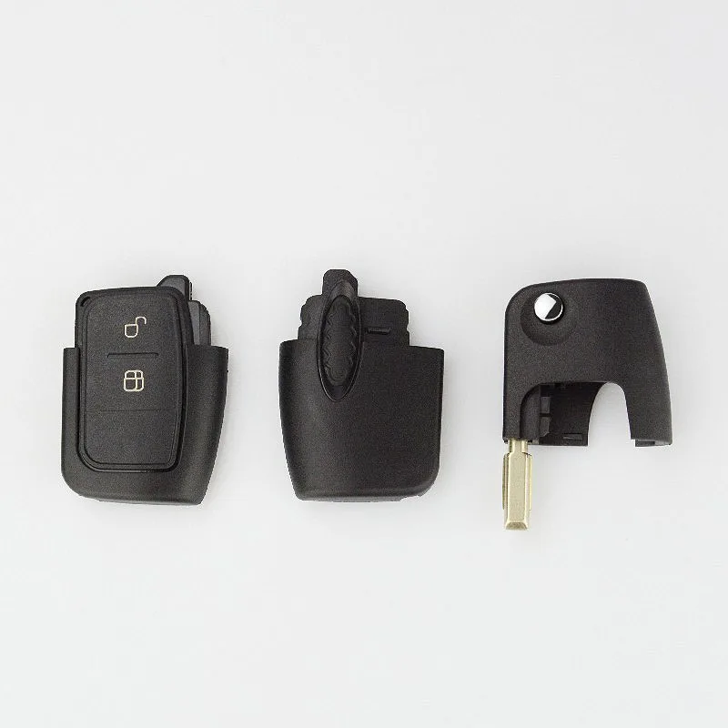 OkeyTech 10 шт. Складной флип чехол для автомобиля Ford и Focus 2 3 Mondeo Fiesta кнопки FO21 HU101