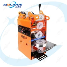 WY802F Bar Equipment Manual Plastic Paper Cup Sealing Machine Bubble Tea Cup Sealer for Film WY802F Bar Equipment Manual Plastic Paper Cup Sealing Machine Bubble Tea Cup Sealer for Film
