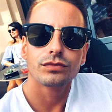 Gafas De Sol clásicas para hombre y mujer, lentes De Sol De medio Marco, estilo clásico, polarizadas, diseño RB3016, con UV400, 2019