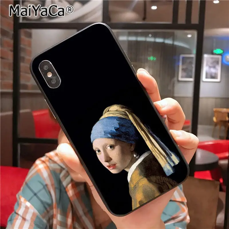MaiYaCa известная картина очаровательный Чехол для мобильного телефона для iphone 11 Pro11 Pro Max X XS XR XS MAX 8plus iphone 7 iphone 6 S plus 5S se 7plus
