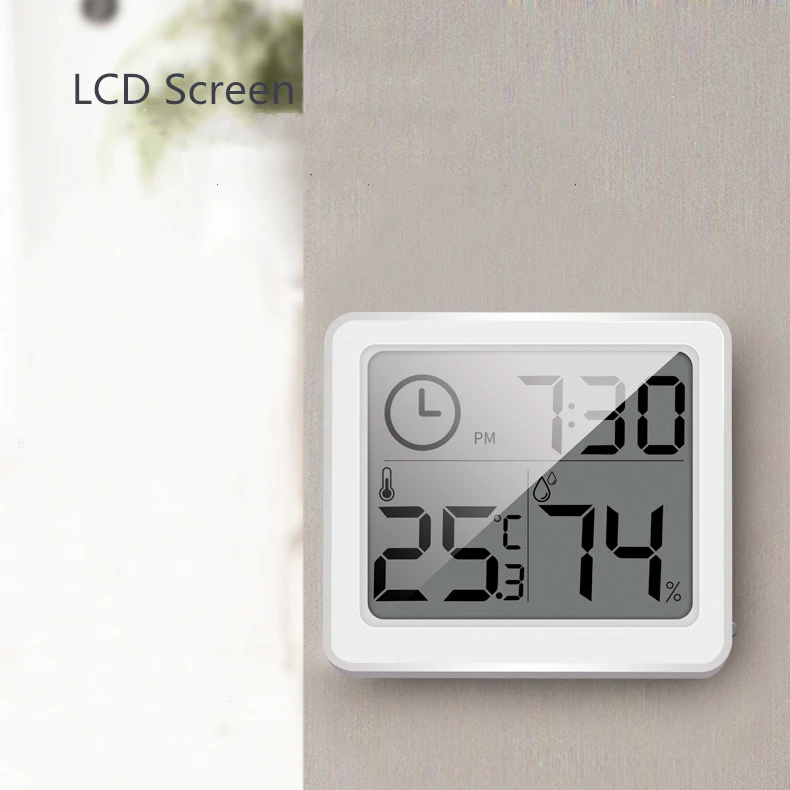 

Ultra-thin Mini LCD Digital LCD Hygrometer Thermometer Accurate and Durable Electronic Energy-saving Temperature Hygrometer