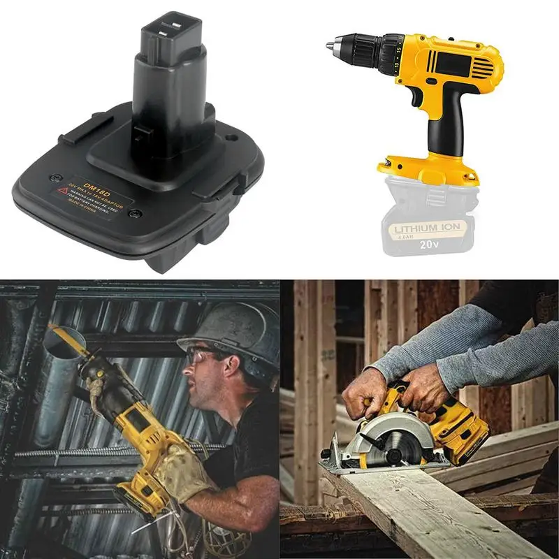 DM18D Батарея адаптер для Dewalt 18 V/20 V конвертер адаптер с USB литий-ионный Батарея для DE9096 DC9096 DC9098 18 V Батарея