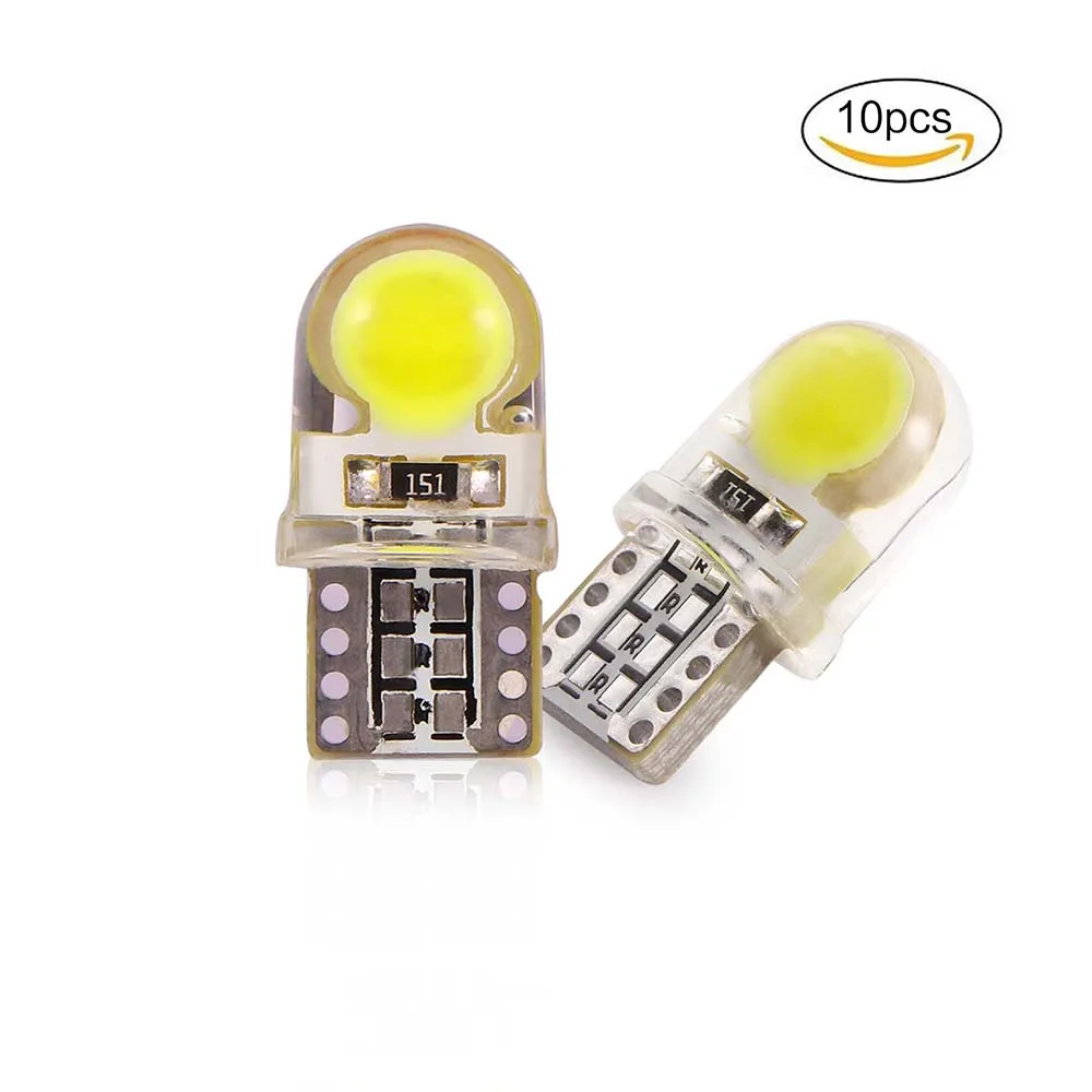 10 LED T10 5630 W5W SMD Lights 12V Car Interior Reading Lights Strobe