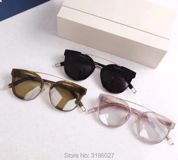 

2018 Gentle Luxury Brand Designer V Korea New Tonic Sunglasses Vintage Men Sunglasses Women UV400 lens Gafas Oculos De Sol