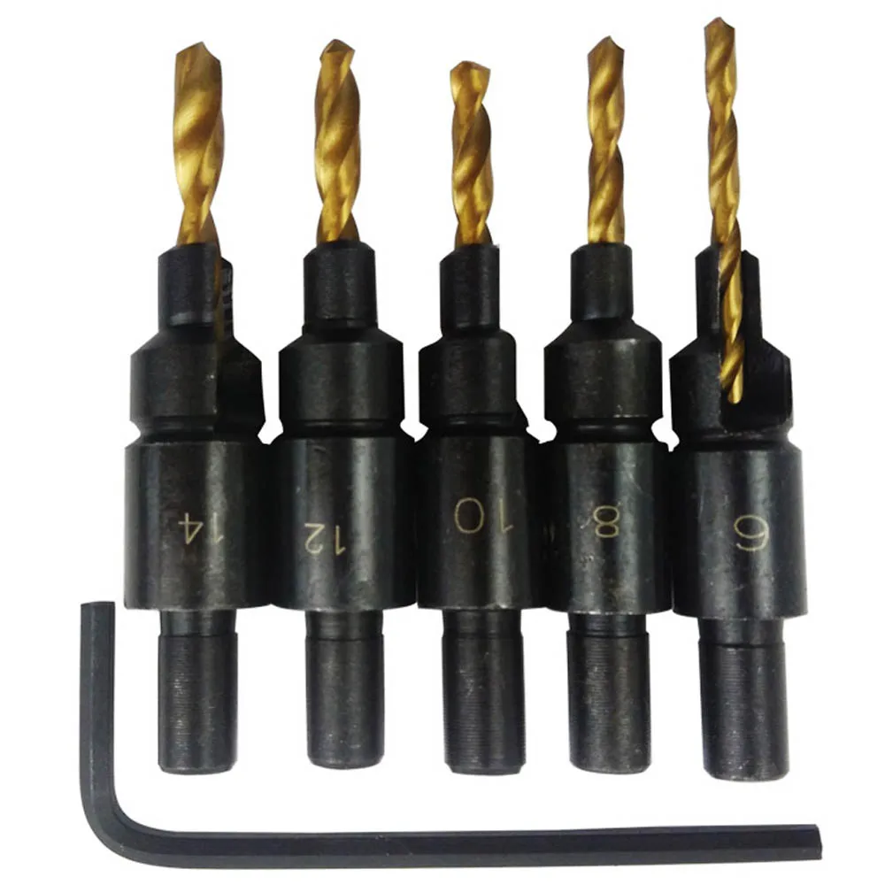 Woodworking Countersink Drill Bits Set