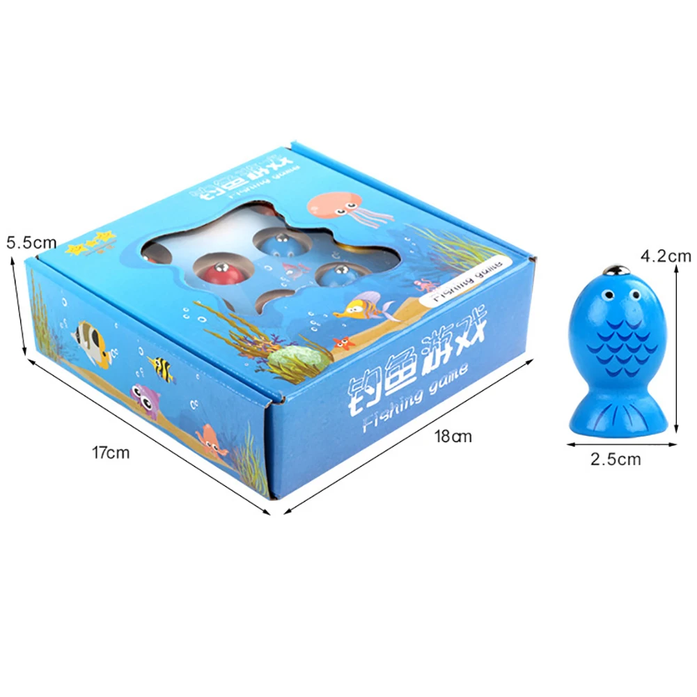 2 в 1 Детская игрушка Монтессори 3D ловите насекомое деревянная Магнитная ловля рыбы насекомое ролевые игры для рыбалки обучающая детская игрушка