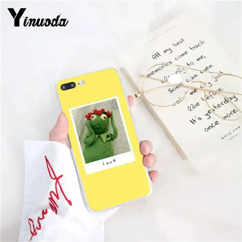Yinuoda Kermit the frog Funny Cute Cover Soft Shell Phone Case for iPhone 8 7 6 6S Plus X XS MAX 5 5S SE XR 10 Cover Capa Yinuoda Kermit the frog Funny Cute Cover Soft Shell Phone Case for iPhone 8 7 6 6S Plus X XS MAX 5 5S SE XR 10 Cover Capa