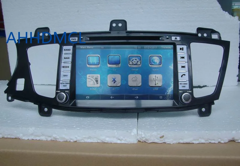 Perfect AHHDMCL Car Multimedia Player DVD Stereo Audio Radio Navigation For Kia K7 Cadenza 2009 2010 2011 2012 2013 2014 2015 2016 2017 5