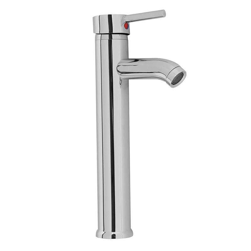 

Mono Mixer Tap Tall Single Handle Bathroom Sink Basin Faucet Chrome Brass