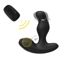 Levett Caesar USB Charging Prostate Massager 360 Degree Rotation Wireless Remote Control Prostata Vibrator for Men Anal Sex Toys