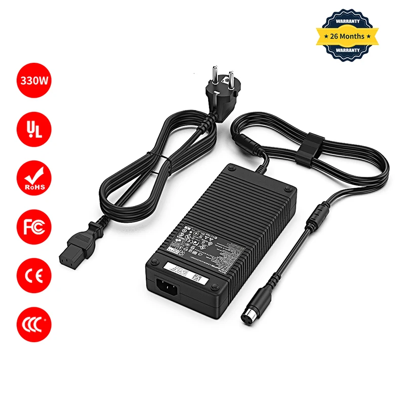 

330W 19.5V 16.9A 4 Hole AC Adapter Power Supply for MSI Alienware X711 GT83VR MSI Desktop Trident 3 Series ADP-330AB Delippo