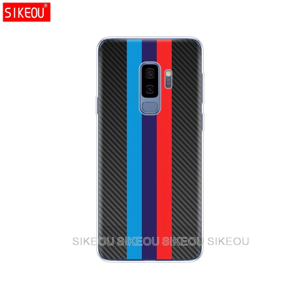 Силиконовый чехол для Samsung Galaxy S9 S8 S7 S6 edge S5 S4 S3 PLUS телефона с принтом из углеродного
