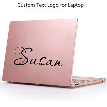 

Custom Name Phrase Art Decal For Laptop Logo name Text Art Decals Wall Sticker Car Text Stickers Mural E9