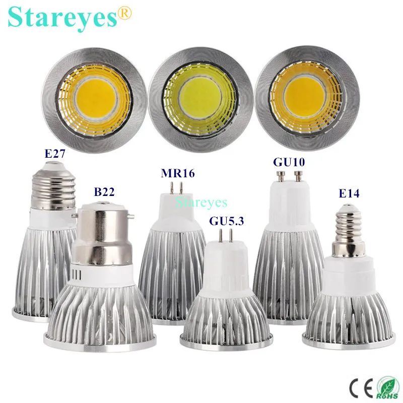 Диммируемая Светодиодная лампа GU10 E27 B22 E14 GU5.3 MR16 1 шт. 3 Вт 5 Вт|b22 bulb|led light show christmas