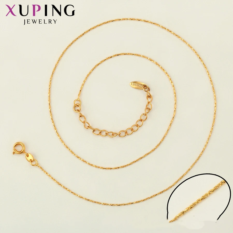 Xuping темперамент ожерелье с трендовым винтажным покрытием из чистого золота ожерелье для женщин Подарки Ювелирные Изделия S103.8-45513 Лот