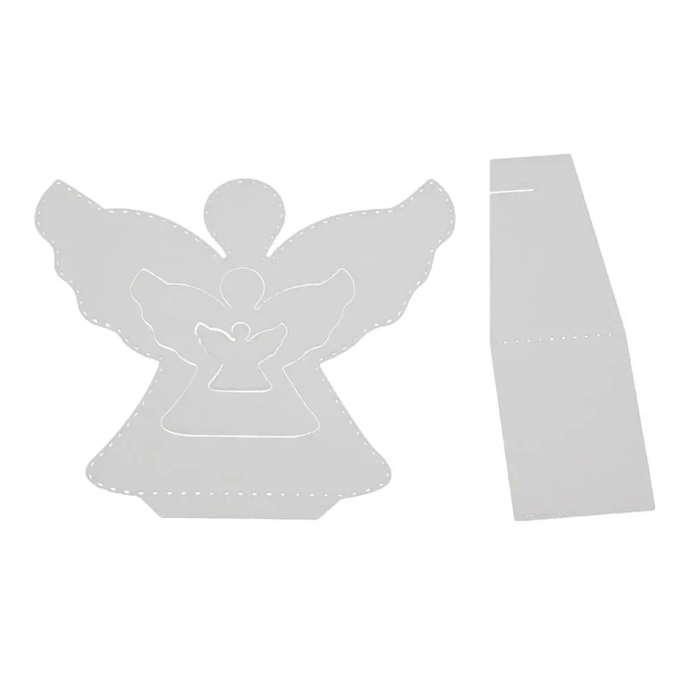 Штампы и штампы Новая металлическая рамка с ангелочком Скрапбукинг для изготовления карт DIY тиснение крыла элемент трафареты