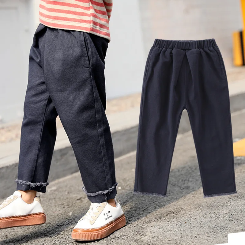 

Harem Pants Boys Autumn Wear 2018 Autumn New Loose Cotton Children Pants Long Trousers Big Boys Clothes 8 10 12 Kleding Meisjes