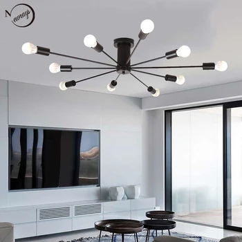

Modern unique creative painted ceiling lamps E27 LED 220V 2 styles ceiling lights for living room bedroom restaurant kitchen bar