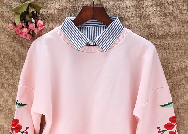 Fashion Neck Blouse Collar Sweater lady 