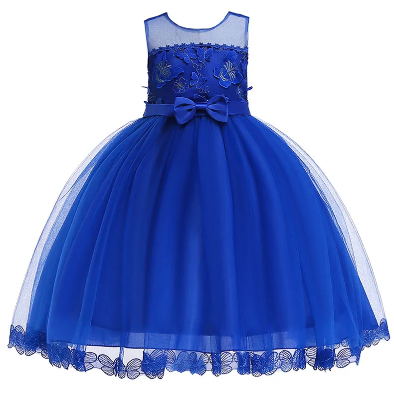 

6276 Butterfly Princess Costume Sleeveless Baby Girls Dress Summer Wedding Party Kids Dresses For Girls Summer baby girl clothes