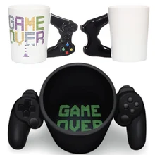 Nuevo juego creativo de 380mL sobre taza de café, juego 3D, taza con mango, Taza de cerámica, tazas de té leche, Gameboy, regalo de cumpleaños y Navidad