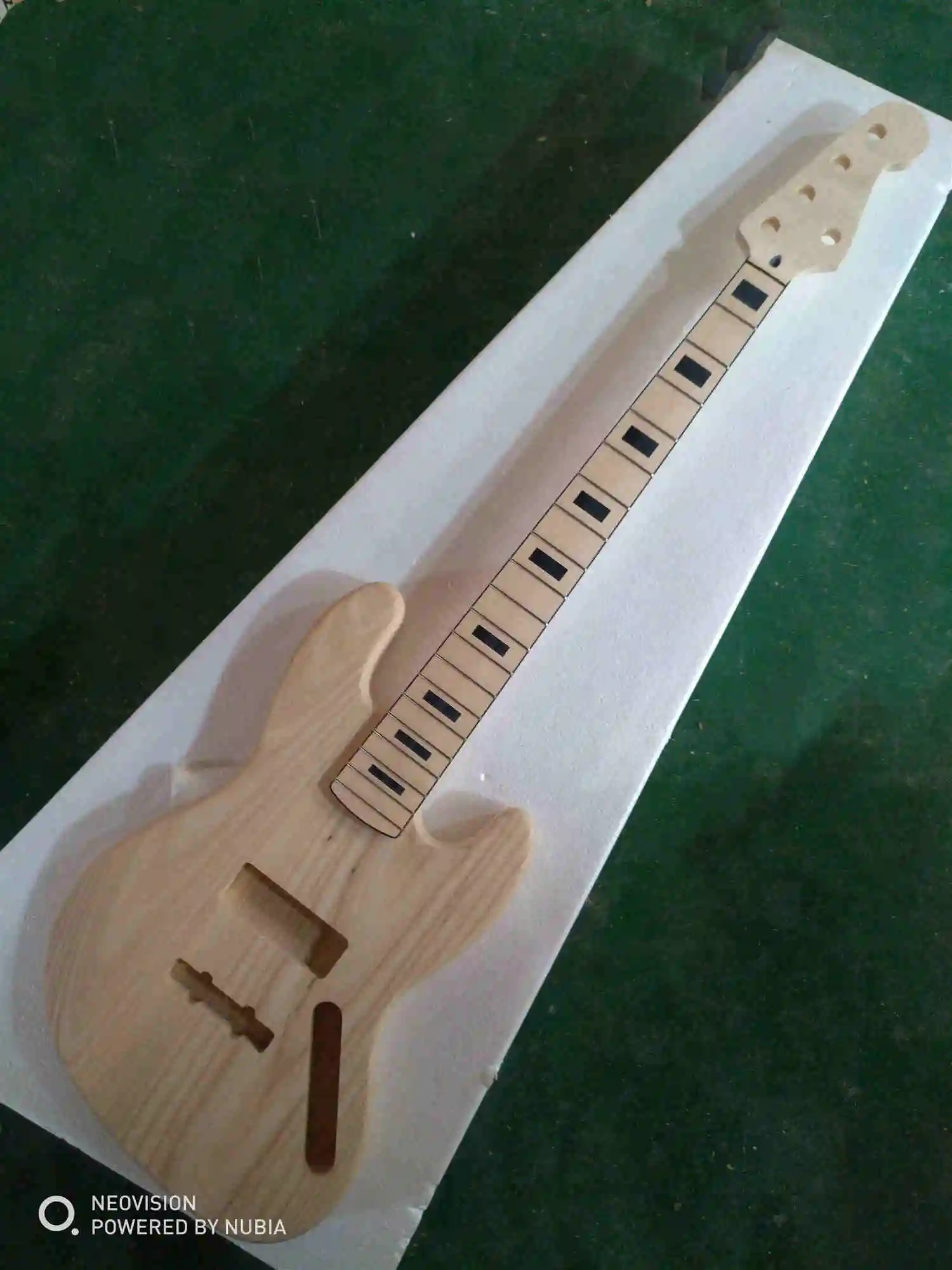 Классическая 5 струнная бас гитара тело и шея, изготовленная на заказ гитара тело и шея